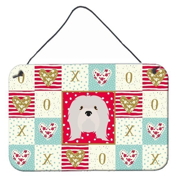 8 x 12 in. Lhasa Apso Love Wall or Door Hanging Prints, Carolines Treasures, Mfr#: CK5215DS812